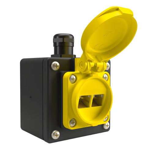 Custodia IP44 - 21813 - AIXONTEC - sporgente / quadrata / in plastica