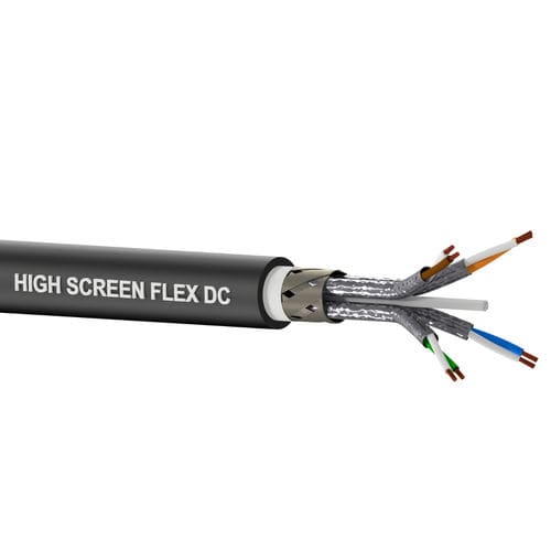 Cavo ottico di dati - HIGHSCREENFLEX - AIXONTEC - Ethernet / blindato / ritardante di fiamma