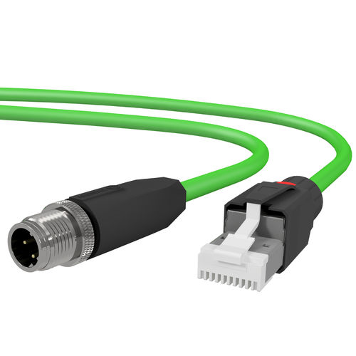 Cavo elettrico di dati - CC102190701.GN - AIXONTEC - Ethernet / RJ45 / ritardante di fiamma
