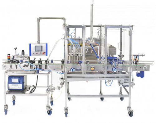 Riempitrice aggraffatrice di lattine per prodotti alimentari - CF25 - Innovus Engineering - automatica / volumetrica / per bevande