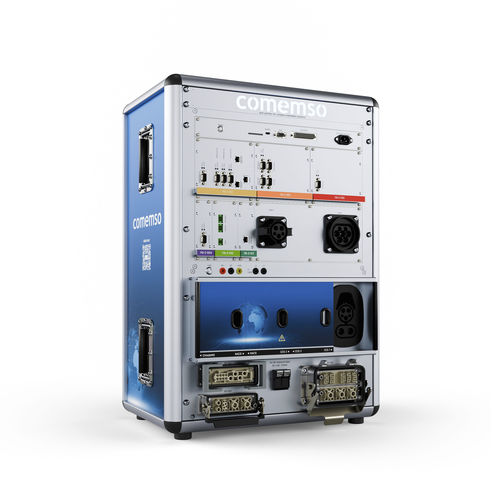 Impianto per prove di simulazione - EVCA MultiMobile@ FLEX - comemso electronics GmbH - automatizzato / controllato da computer / per componenti elettronici