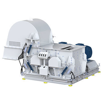 Sconfenzionatrice per rifiuti - DRM series - TIETJEN - per prodotti alimentari / a rotore / orizzontale
