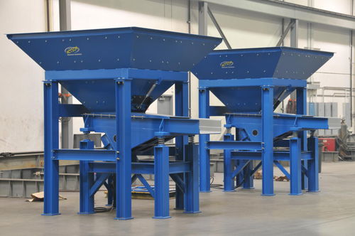 Alimentatore a nastro - Action Vibratory Equipment - centrifugo / per prodotti sfusi / per pezzi