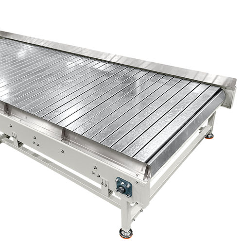 Trasportatore a piastre - Kunshan Bifa Automation Technology Co., Ltd. - orizzontale / di grande larghezza / per pezzi di ricambio