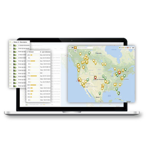 Software di gestione - CCN - Ecubelabs - di supervisione / di regolazione / per gestione dei rifiuti