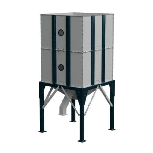 Silo a fondo piatto - SRD Machine Agriculture and Construction Industry Trade Limited Company - per cemento / per cereali / per l'industria agroalimentare