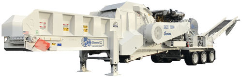 Mulino per rifiuti - DZH7000 series - Diamond Z - a cilindri / orizzontale / mobile