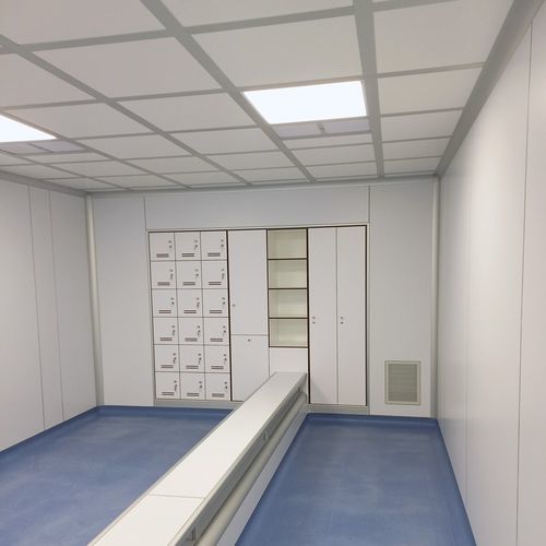 Armadietto in acciaio inossidabile - Cleanroom Italia srl - in HPL / automatico