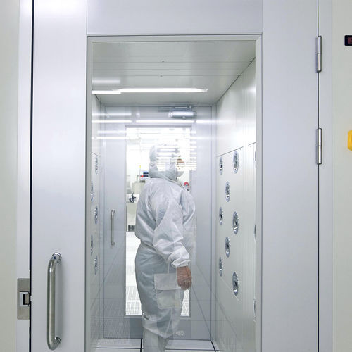 Doccia di sicurezza da parete - CRD AS - CLEAN ROOM DESIGN d.o.o. - ad aria / in acciaio inossidabile