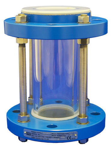 Oblò di osservazione in vetro borosilicato - Corrosion Resistant Products Ltd. - in acciaio al carbonio / con flangia