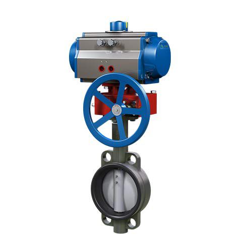 Valvola a farfalla - Wuxi CTENO Actuators Manufacture Co., Ltd. - pneumatica / di regolazione / di svuotamento