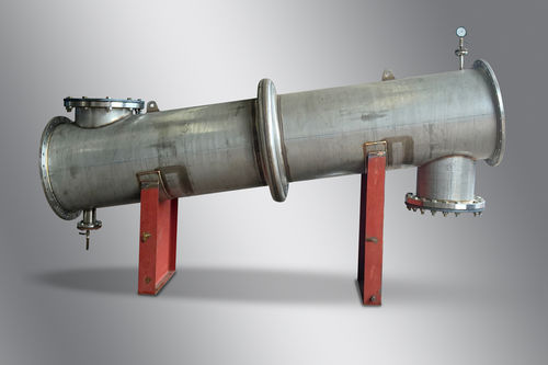 Condensatore raffreddato ad acqua - Cukurova Muhendislik Elektrik Elektronik Mak. San.ve tic. A.S. - in acciaio inossidabile / per processi chimici / per reattore