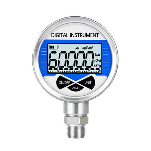 Manometro con display LCD - YK60 - Xi'an Yunyi Instrument Co., Ltd. - NPT 1/4 / resistente ai prodotti chimici / per applicazioni idrauliche