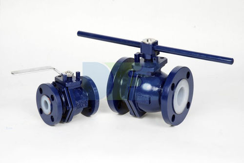 Valvola a sfera - DIPFLON Engineering & CO. - manuale / in acciaio / in PFA