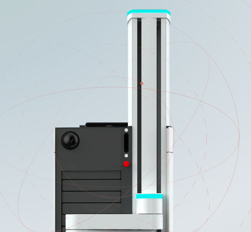 AGV per movimentazione - Kevin - United Robotics Group GmbH - con alimentazione a batteria / con piattaforma
