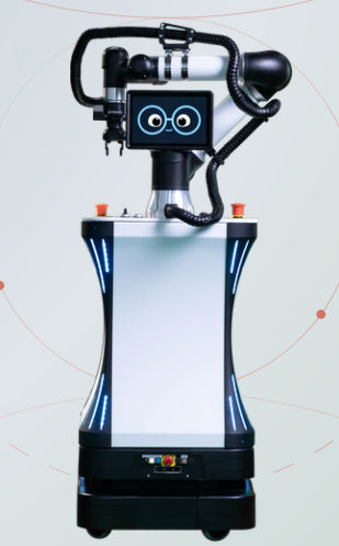 Robot mobile autonomo (AMR) per movimentazione - uMobileLab - United Robotics Group GmbH - per laboratorio / con alimentazione a batteria / collaborativo