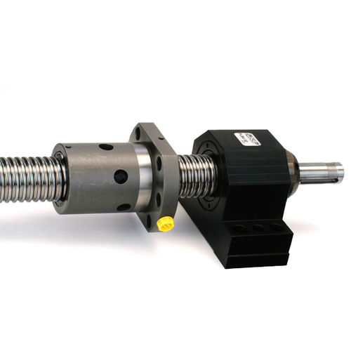 Supporto per cuscinetto per vite a sfere - PLBU series - FLI - France Linéaire Industrie - con piastre / fisso / con cuscinetto a sfera a contatto obliquo