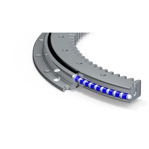 Ralla di orientamento con sfera con quattro punti di contatto - SS 1B20 L - Reel Makina - a dentatura interna / a corona singola / per carichi pesanti