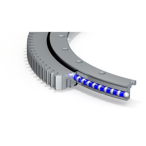 Ralla di orientamento con sfera con quattro punti di contatto - SS 1B20 L - Reel Makina - senza dentatura / a corona singola / per carichi pesanti