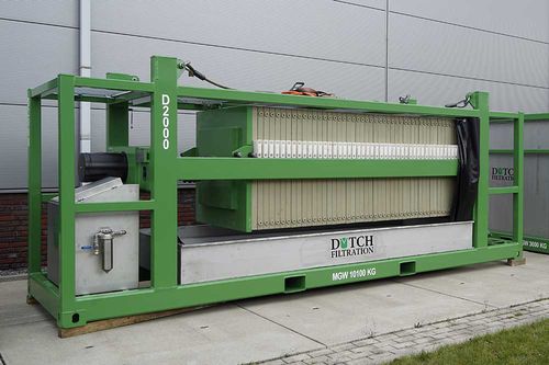 Filtro-pressa a telaio - DFP1200 - Dutch Filtration BV - automatica / per trattamento di acque reflue / per prodotti chimici