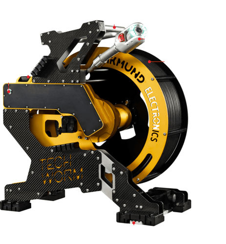 Telecamera a spinta - TechWorm - Zikmund electronics s.r.o. - digitale / per ispezione di canalizzazioni / per condotti fognari