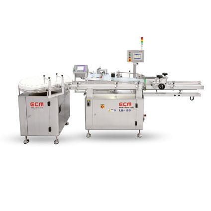 Etichettatrice automatica - ECLB-150 - ECM Co., Ltd. - per bottiglie / per flacone / con servomotore