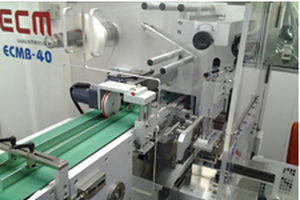 Macchina posa fascetta estensibile - ECMB-40 - ECM Co., Ltd. - per cartoni