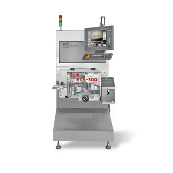 Macchina da stampa per cartone - ETS-300 - ECM Co., Ltd. - con telecamera di ispezione