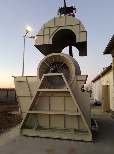Ventilatore da terra - Efsan Makina Sanayi ve Ticaret Ltd. Sti. - radiale / di aspirazione / con motore elettrico