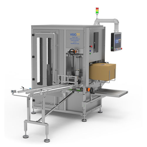 Incassatrice semiautomatica - SACP-100 - VISIOTT Teknoloji San. Ve Tic. Ltd. Sti. - a carico dall'alto / per cartoni
