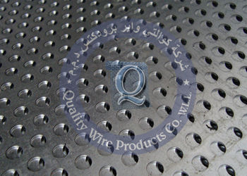Lamiera perforata - Quality Wire Products WLL - acciaio inossidabile 304 / acciaio al carbonio / in alluminio