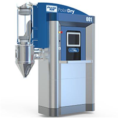 Sistema di asciugatura a polverizzazione - PolarDry® - Fluid Air Inc. - per batch / da laboratorio / evaporatore