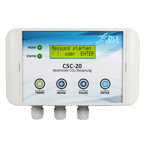 Unità di controllo di aerazione - CSC-20 YUGO - Fluid.iO Sensor + Control GmbH & Co. KG - automatica / per rilevatore di gas / digitale