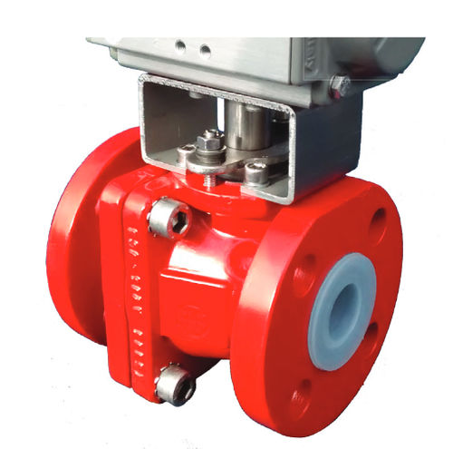 Valvola a sfera - SPHERON9® - GFT German Fluorolined Technik GmbH - a leva / di controllo / di arresto
