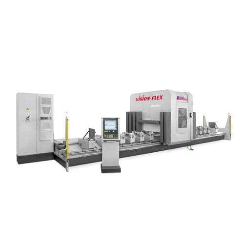 Centro di lavoro CNC 5 assi - VISION-FLEX - Reichenbacher Hamuel Group - verticale / HSK F63 / per profilati in alluminio