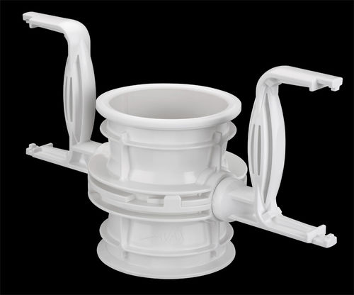 Valvola a farfalla - AVAX - Andocksysteme G. Untch GmbH - manuale / per flangia / di processo