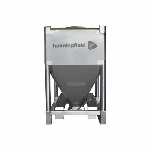 Contenitore IBC in acciaio inossidabile - Hanningfield Process Systems Ltd. - per alimenti / per prodotti farmaceutici / per polveri / granuli