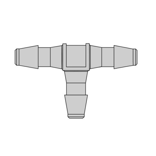Raccordo per prodotti chimici - Aseptconn AG - ad avvitamento / a T / in nylon