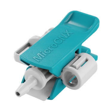 Connettore per tubi quadrato - MicroCNX™ - Aseptic Group SAS - in plastica / rapido