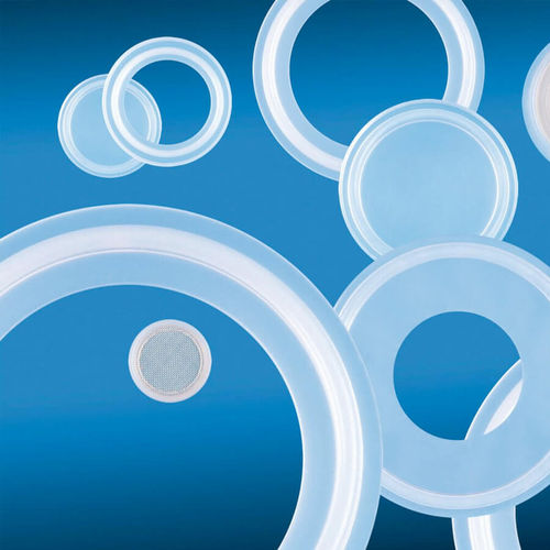 Guarnizione piatta - Aseptic Group SAS - in silicone / circolare / di compressione
