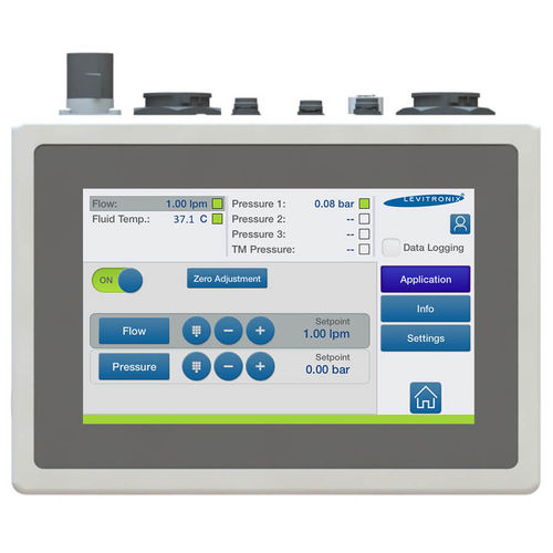 Monitor LCD - PuraLev LCO-i100 - Aseptic Group SAS - touch screen / a parete / personalizzabile