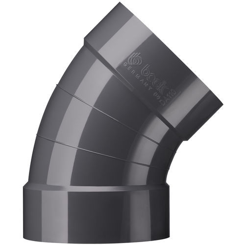 Tubazione a gomito in PVC - Beck Kunststoffverformungs GmbH - 45°