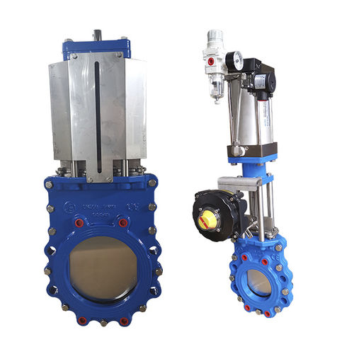 Valvola a ghigliottina - 0KGV49X1-10Q series - WuXi BETTA Fluid Control Co., Ltd. - a leva / con volante / pneumatica