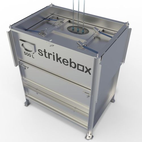 Contenitore IBC da trasporto - Strikebox Innovations limited - in acciaio inossidabile / per liquidi / per prodotti farmaceutici