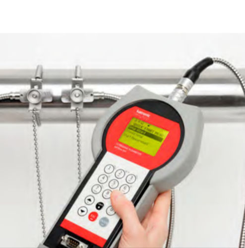 Misuratore di portata a ultrasuoni per tempo di transito - KATflow 200 - COMETEC SA - volumetrico / per liquidi / portatile