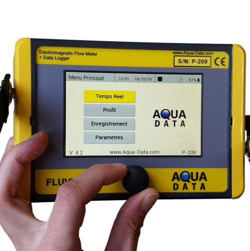 Correntometro elettromagnetico - Fluvia - COMETEC SA - volumetrico / per acqua / portatile