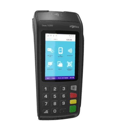 Terminale di pagamento per bancone - Desk/5000 - Ingenico - 3G / Bluetooth / WiFi