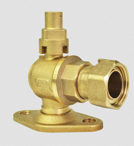 Valvola a sfera - 08102B/RL/AF - Baterias Gatell S.A - manuale / per acqua / rivestita