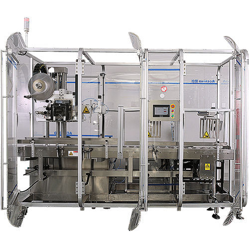 Etichettatrice automatica - Beijing Acctrue Technology Co., Ltd. - semiautomatica / per cartoni / per applicazione sulla parte superiore del prodotto