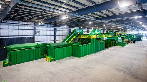 Cassonetto in metallo - Green Machine - per rifiuti urbani / aperto